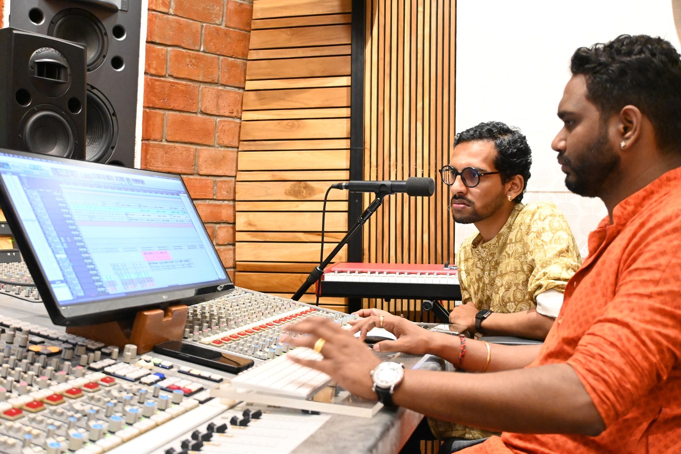 Mixing session for Shehnai Funk